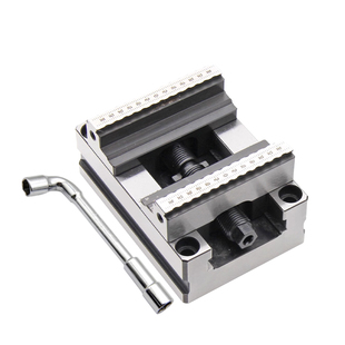 自定心虎钳精密气动夹具平口钳四轴五轴CNC数控加工中心同心台钳