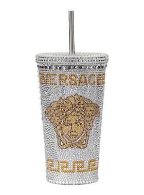 【12期免息】VERSACE/范思哲 男女同款Medusa铆钉旅行杯
