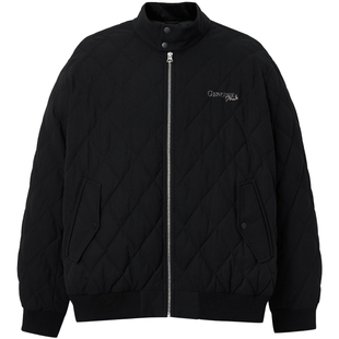 【轻薄羽绒服】杰克琼斯颜值轻羽菱格纹绗缝冬短款老钱风夹克男装