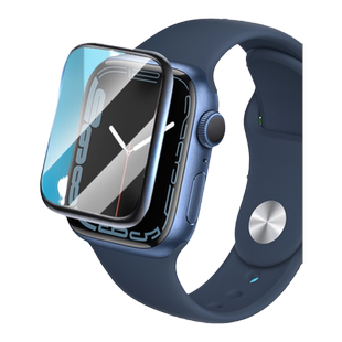 适用苹果applewatch7/8钢化膜iwatch6保护膜applewatch5贴膜苹果ultra手表膜se2/4/3代iwatchse钻石膜watchse