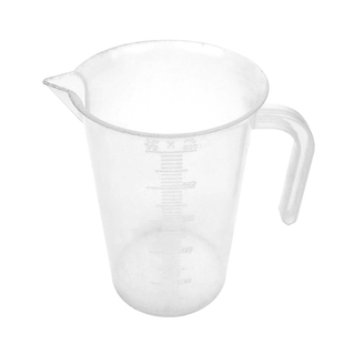 鱼缸过水换水塑料量杯水族箱迷你鱼缸加水困水桶带刻度治疗喂食杯