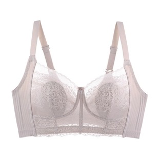 兔耳朵内衣大胸显小胸女薄款防下垂聚拢收副乳罗丽丝文胸罩无钢圈