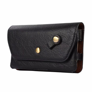 老人机手机包男子穿皮带腰包横款挎裤子上挂包商务OL纯色软面全新