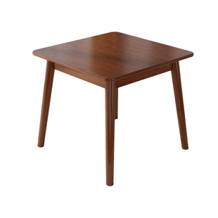 全实木小方桌餐桌家用简约小户型吃饭桌椅正方形胡桃木桌子八仙桌