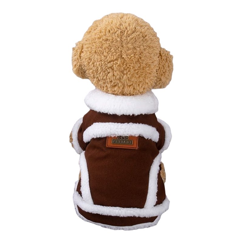 狗狗衣服秋冬款保暖马甲小型犬博美泰迪背心加厚猫咪冬天加绒冬装