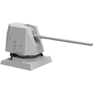 三花TAKOM 2182 1/35 Mk.45 mod4 127mm舰炮 拼装模型