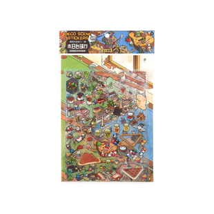 infeel.me我的小屋第十二弹造景贴纸 高颜值创意遗迹探险手工DIY微缩堆叠益智玩具解压场景拼贴