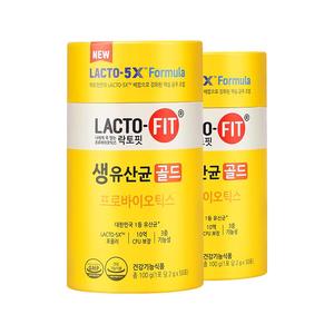 韩国钟根堂乐多飞Lacto-Fit活性益生菌粉剂全家版100g*2乳酸菌