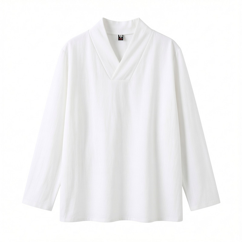 汉服新式道服打底衫禅修服中国风汉服