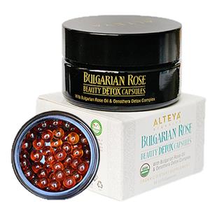 Alteya升级版玫瑰精油月见草胶囊60粒 卵巢保养调内分泌 USDA有机