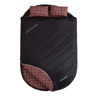 KingCamp法兰绒成人加热睡袋户外露营加宽加大秋冬防寒单双人被子