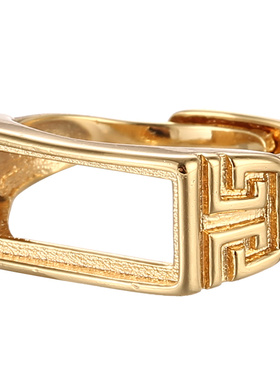 鑫泓泰男纯铜材质复古风戒指空托