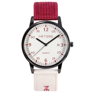 考试专用手表男款女款初高中学生2025新款只看时间石英表防水帆布