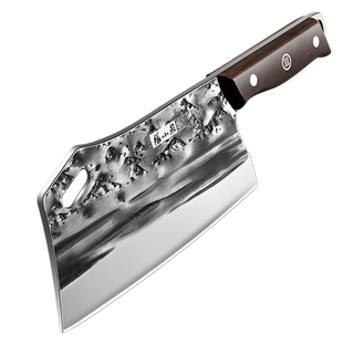 张小泉菜刀家用锻打斩切两用刀官方旗舰店正品厨房砍骨头专用刀具