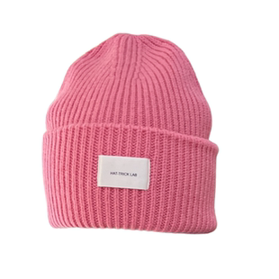 出口韩国高品质100%羊毛针织帽女秋冬ins百搭显脸小毛线帽子冷帽