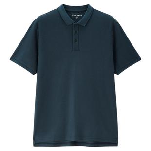 佐丹奴Polo男装黑科技凉感防晒纯色针织短袖POLO 13015215
