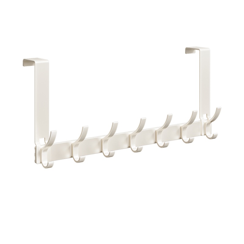 门后挂钩挂衣架免打孔门上挂架挂衣钩卧室房门背后衣服整理置物架