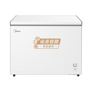 美的冰柜大容量单双温一级卧式商用家用冷柜冷冻冷藏升租房冰箱