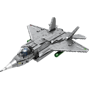 2026新款飞机军事积木拼装益智玩具模型男生男孩拼图6到12岁礼物