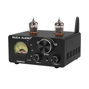 声优创SMART01胆前级功放家用大功率蓝牙U盘电子管小型功率放大器
