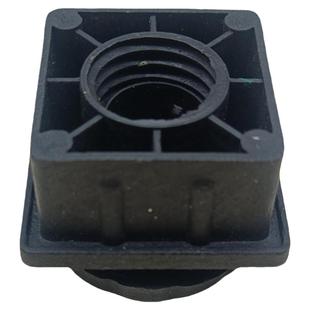 塑料方管螺纹堵头不锈钢内塞可调节管塞桌椅凳M8螺母塞脚垫调节套