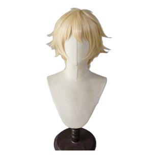 【第二氏】跃动青春 志摩聪介 温柔系男主 亚金翻翘COS假发 U78