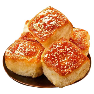 老式蜂蜜脆底小面包豆沙夹心手撕脆皮面包早餐休闲小吃匠心食品