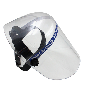 荣鑫全透明电焊面罩 防护面罩 面屏 防油放喷溅 有机玻璃面屏面具