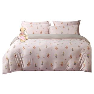 艾美家-商场同款棉花糖四件套床单床笠柔软亲肤卡通床品25年新款