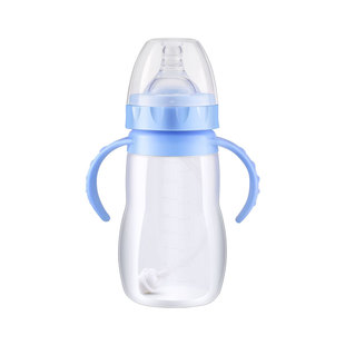 卧床老人用的奶瓶可挤压流食杯防漏带手柄老年病人硅胶流食喂食器