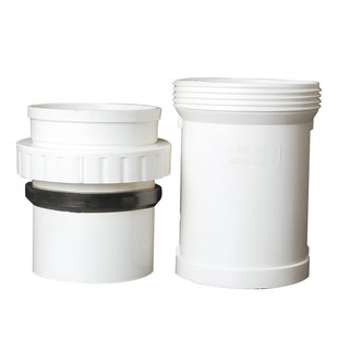 PVC110抢修伸缩节管道修复改造75补漏50快速接头排水加长拉伸神器