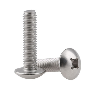 316/304不锈钢大扁头螺丝钉M2M3M4M5M6M8十字蘑菇头大伞头机螺钉