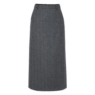 恩瑞妮专柜同款2025冬季新款百搭显瘦气质淑格雷系半身裙女