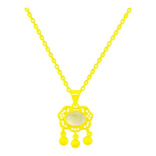 时尚平安锁项链女轻奢小众同心锁吊坠新款潮颈链锁骨链新中式饰品