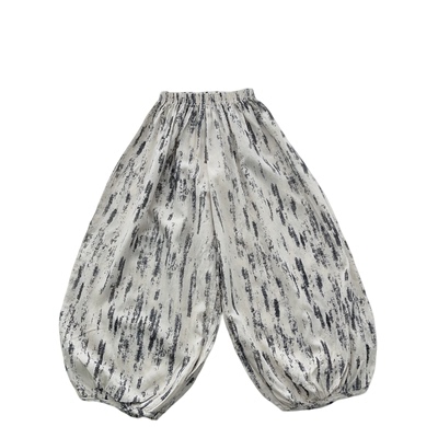 儿童棉绸防蚊裤透气吸汗夏季薄款