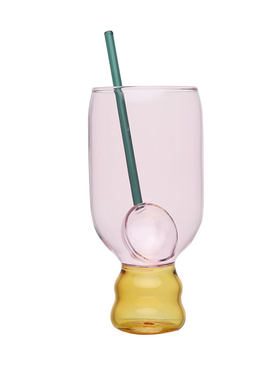 中古撞色杯子粉色高颜值水杯