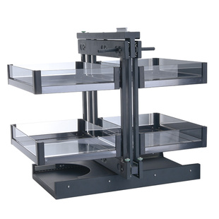 韩希厨房橱柜转角拉篮小怪物拉篮橱柜拉篮拐角全拉出置物锅碗架