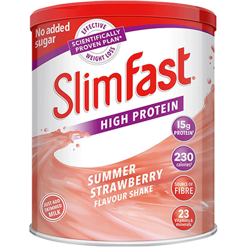 英国slimfast代餐奶昔粉低卡低脂高蛋白质代餐粉膳食纤维饱腹