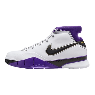 Nike耐克男鞋Kobe 1 Protro科比1白紫黑81分之夜篮球鞋IM0542-100