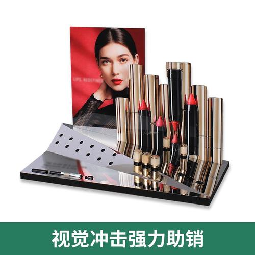 口红唇膏化妆品展示架彩妆展示陈列架唇釉一体收纳架亚克力展示架
