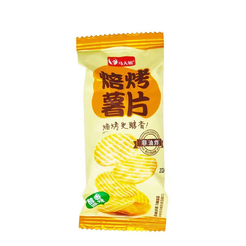 焙烤薯片马大姐非油炸零食小吃