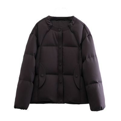 雅鹿冬季女款保暖短款羽绒服