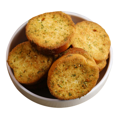 法棍脆片零食浓郁蒜香非油炸烘烤切片烤面包干馍片早餐代餐下午茶