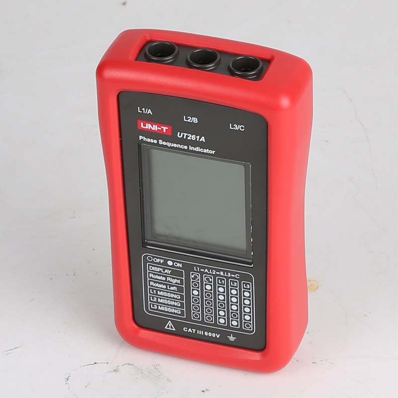 优利德UT261A/UT261B相序指示仪马达转向仪检相器相位表LED缺相仪