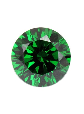 925纯银圆钻克拉宝石未镶嵌戒指