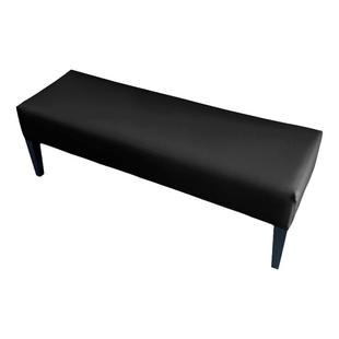 防水防油PU皮弹力防滑全包换鞋凳子套服装店商场长方形长条坐垫套