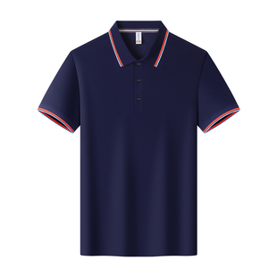 冰丝工作服polo衫定制印logo广告衫团队工装t恤活动速干短袖印字