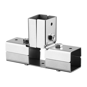 不锈钢方管连接件40x40二通三通