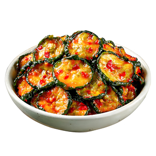 东北延边朝鲜族酱香黄瓜片300克包邮延吉地窖黄瓜泡菜风味下饭菜