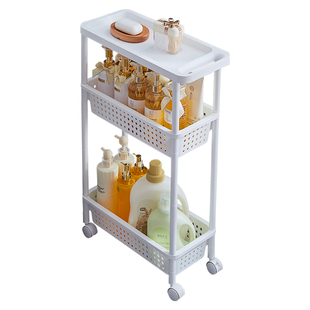 20/21cm卫生间夹缝置物架厨房冰箱沙发床边缝隙收纳柜推车货架储